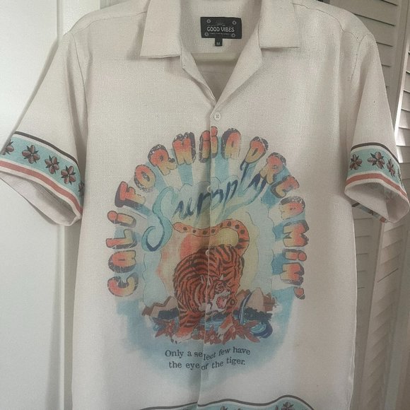 Good Vibes Drill Clothing Tops Vintage Inspired Tiger Camp Shirt